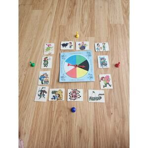 Vintage Cadaco Mother Goose Fairy Tale Board Game Replacement Cards Pawns Pieces